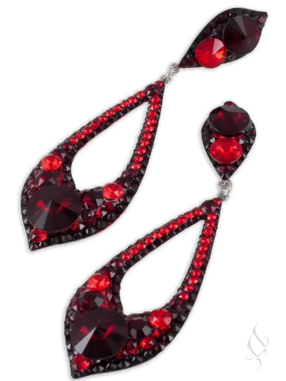 Stefanie Somers Elissa Red Earrings